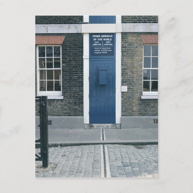 VIw der Meridianlinie Postkarte (Vorderseite)