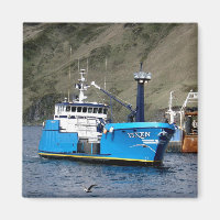Vixen, Crab Boat im niederländischen Hafen, Alaska