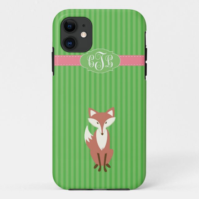 Vixen-grüner Streifen - iPhone5 - Transportgestell Case-Mate iPhone Hülle (Rückseite)