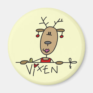 Vixen Reindeer Tshirts und Geschenke Magnet