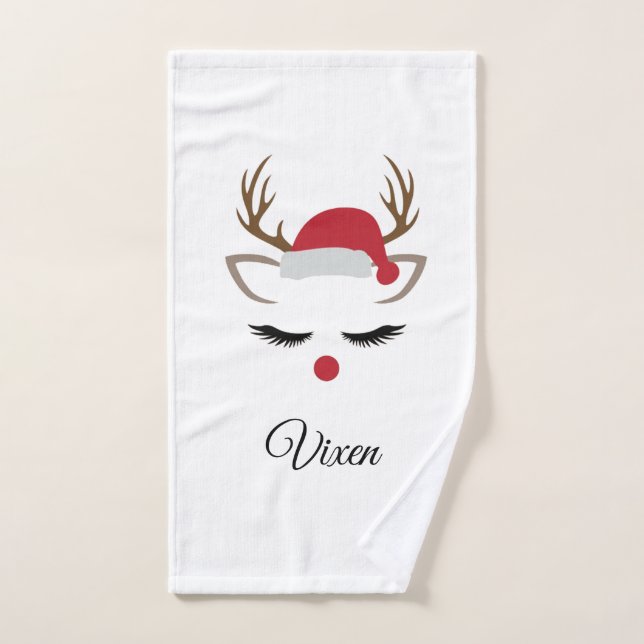 Vixen Rentierhandtuch Handtuch (Handtuch)