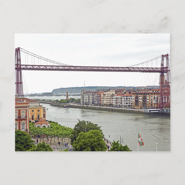 Vizcaya-Brücke. Postkarte (Vorderseite)