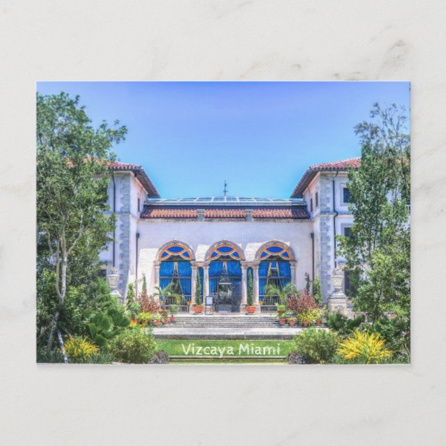 Vizcaya Miami Postkarte (Vorderseite)