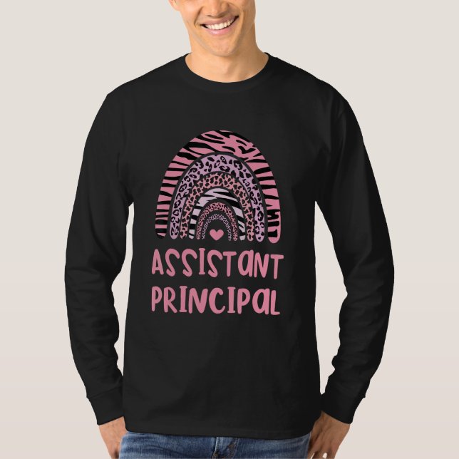 Vizedirektor Schätzung Leopardendruck Rai T-Shirt (Vorderseite)