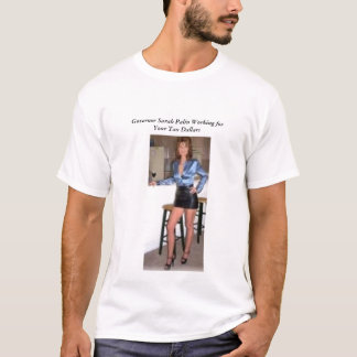 Vizepräsident 2, Gouverneur Sarah arbeitender T-Shirt