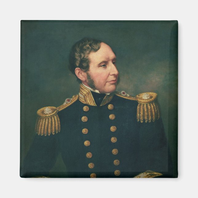 Vizepräsident Admiral Robert Fitzroy Magnet (Vorne)