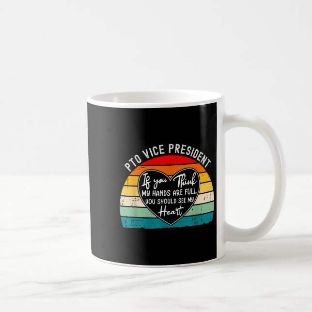 Vizepräsident des Elternbeirats Schule Eltern Frei Kaffeetasse (Rechts)