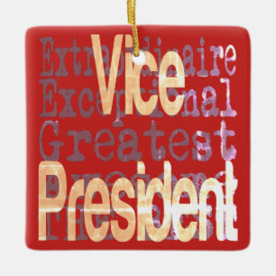 Vizepräsident Extraordinator Keramikornament