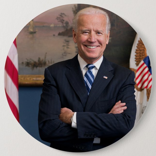 Vizepräsident Joe Biden während der Präsidentschaf Button (Vorderseite)