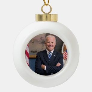Vizepräsident Joe Biden während der Präsidentschaf Keramik Kugel-Ornament