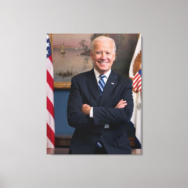 Vizepräsident Joe Biden während der Präsidentschaf Leinwanddruck (Vorderseite)