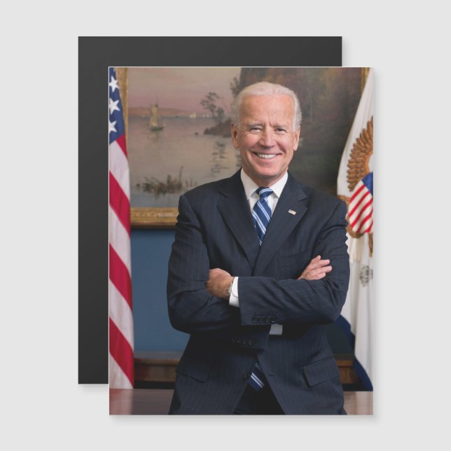 Vizepräsident Joe Biden während der Präsidentschaf Magnetkarte (Vorne/Hinten)