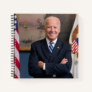 Vizepräsident Joe Biden während der Präsidentschaf Notizbuch