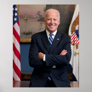 Vizepräsident Joe Biden während der Präsidentschaf Poster