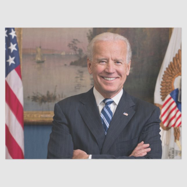 Vizepräsident Joe Biden während der Präsidentschaf Seidenpapier (Vorderseite)