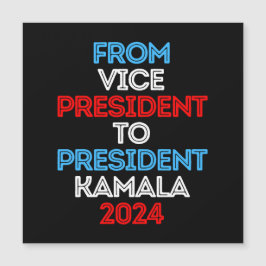 Vizepräsident Kamala 2024 Vizepräsident Ka Magnetkarte