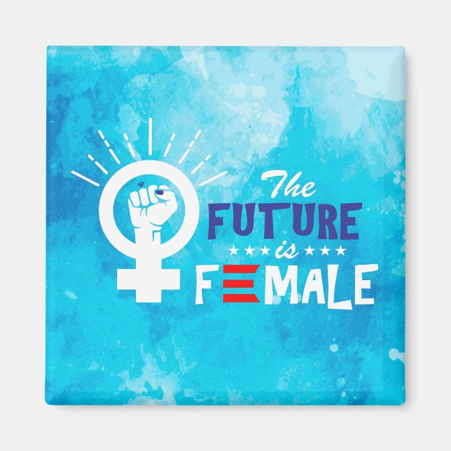 Vizepräsident Kamala Harris Future ist weiblich Magnet (Vorne)