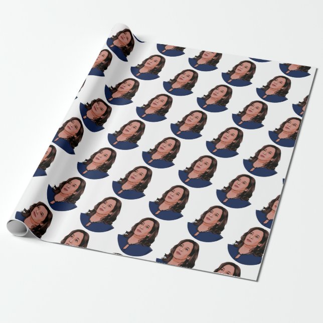 Vizepräsident Kamala Harris Geschenkpapier (Ungerollt)