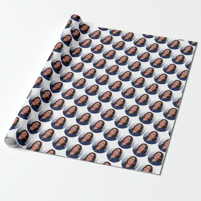 Vizepräsident Kamala Harris Geschenkpapier (Ungerollt)
