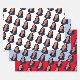 Vizepräsident Kamala Harris Geschenkpapier Set