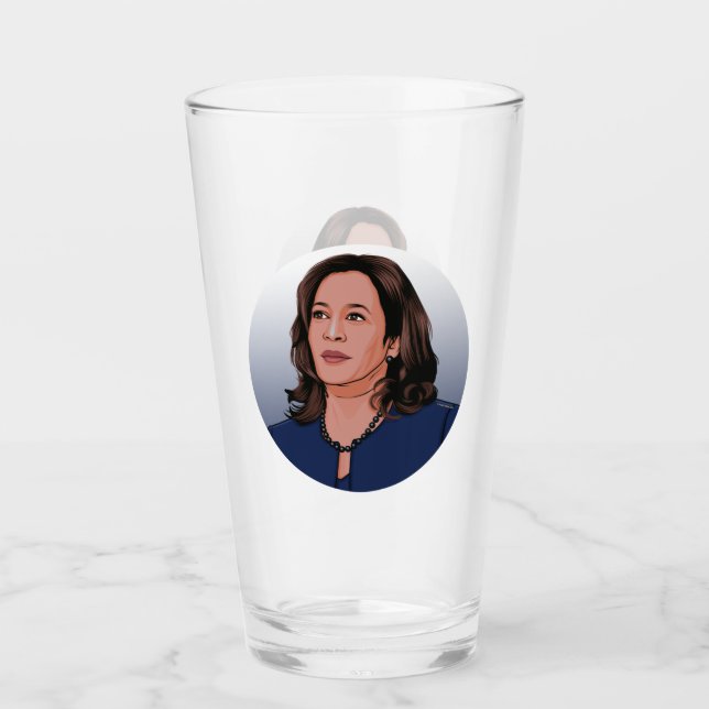 Vizepräsident Kamala Harris Glas (Vorderseite)