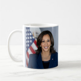 Vizepräsident Kamala Harris Offiziell Portrait Kaffeetasse