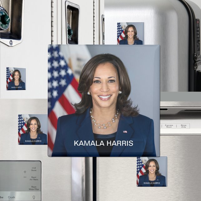 Vizepräsident Kamala Harris Offiziell Portrait Magnet (Vice President Kamala Harris Official Portrait Magnet)
