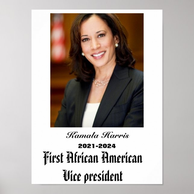 VIZEPRÄSIDENT KAMALA HARRIS POSTER (Vorne)