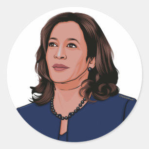 Vizepräsident Kamala Harris Runder Aufkleber