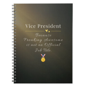 Vizepräsident Notizblock