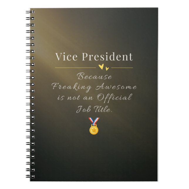 Vizepräsident Notizblock (Vorderseite)