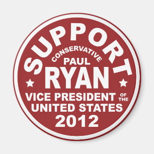 Vizepräsident Seal Stützpaul-Ryan Magnet