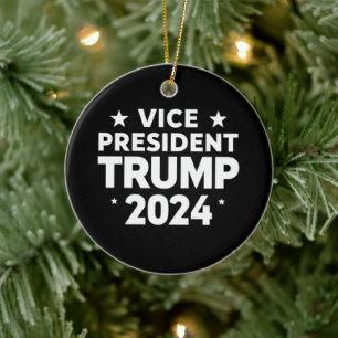Vizepräsident Trump Funny Election Joe Biden Funny Keramik Ornament