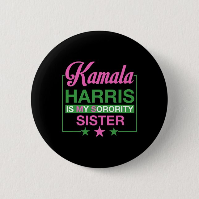 Vizepräsidentin Kamala Harris ist meine Studentinn Button (Vorderseite)