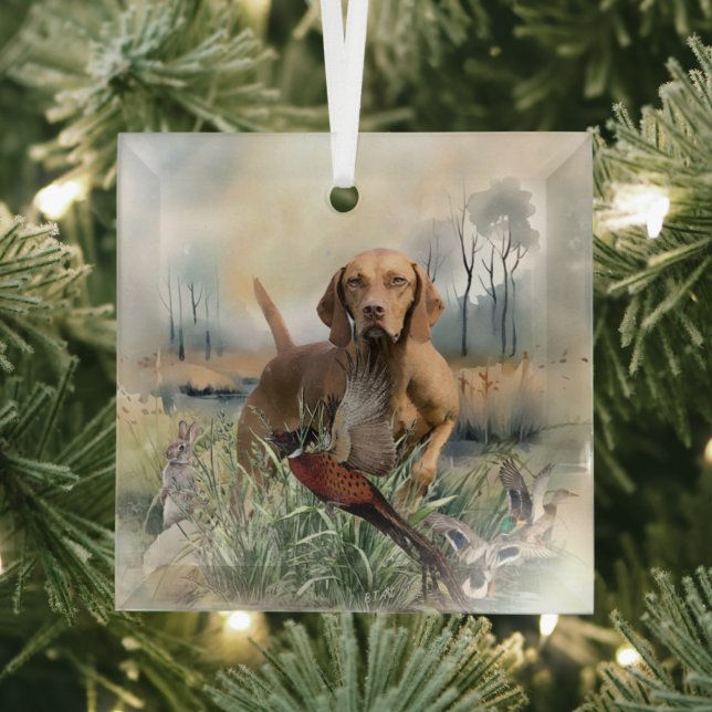 Vizsla, Art Ornament Aus Glas (Insitu)