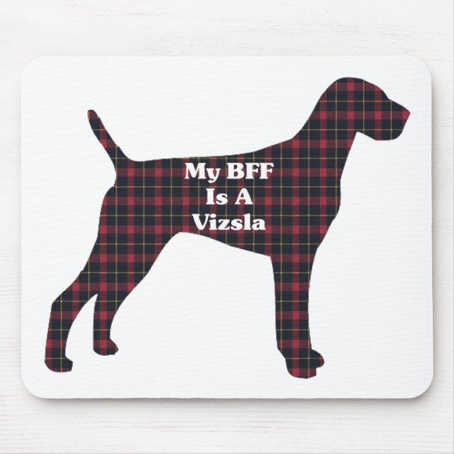 Vizsla-BESTE FREUNDIN-Geschenke Mousepad (Vorne)