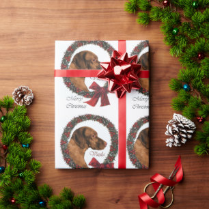 Vizsla Christmas Geschenkpapier