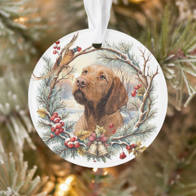 Vizsla Christmas  Ornament (Baum)
