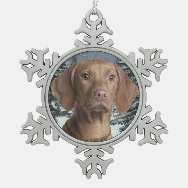 Vizsla Christmas Ornament (Vorderseite)