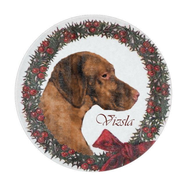 Vizsla Christmas Schneidebrett (Vorderseite)
