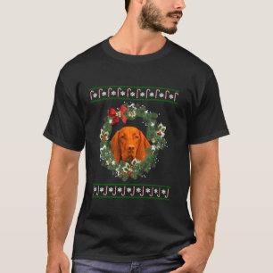 Vizsla Christmas Tree Dog Santa Xmas T-Shirt Pajam