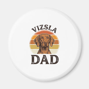 Vizsla Dad Vintage Gravur Hundedesign_1 Magnet