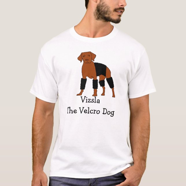 Vizsla der Flausch-Hund T-Shirt (Vorderseite)