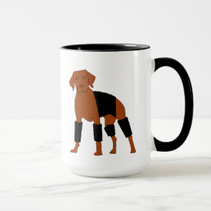 Vizsla die Flausch-HundeTasse Tasse