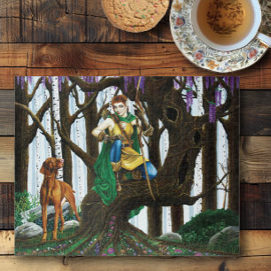 Vizsla Dog Elf Forest Puzzle