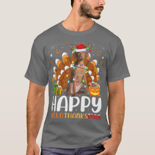 Vizsla Dog Lover Halloween Weihnachtsfest Hallowee T-Shirt