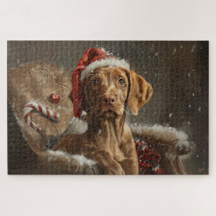 Vizsla Dog Weihnachtsfest Puzzle