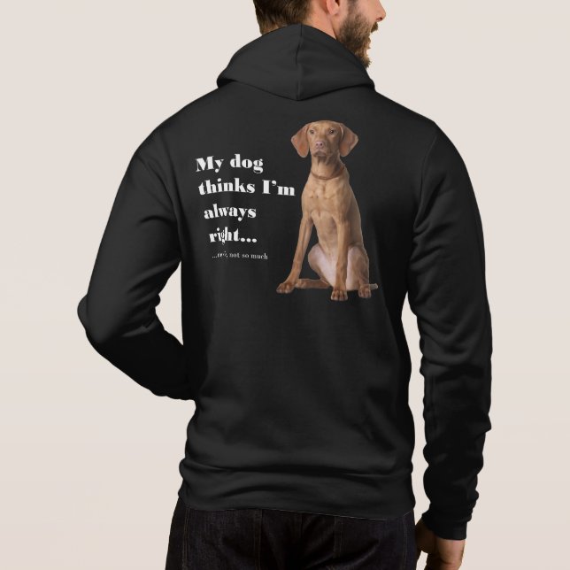Vizsla / Ehefrau Hoodie (Rückseite)
