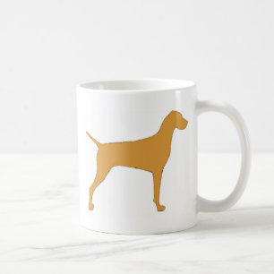 vizsla FarbSilhouette Tasse