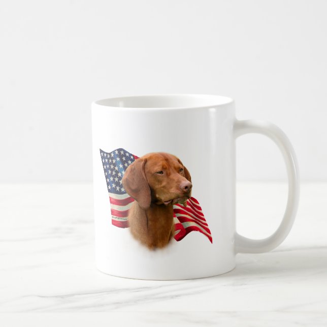 Vizsla Flag Kaffeetasse (Rechts)